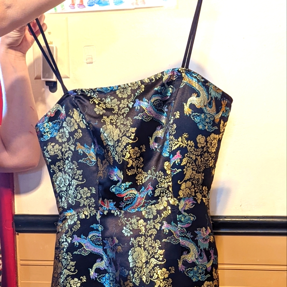 Beautiful oriental strap dress